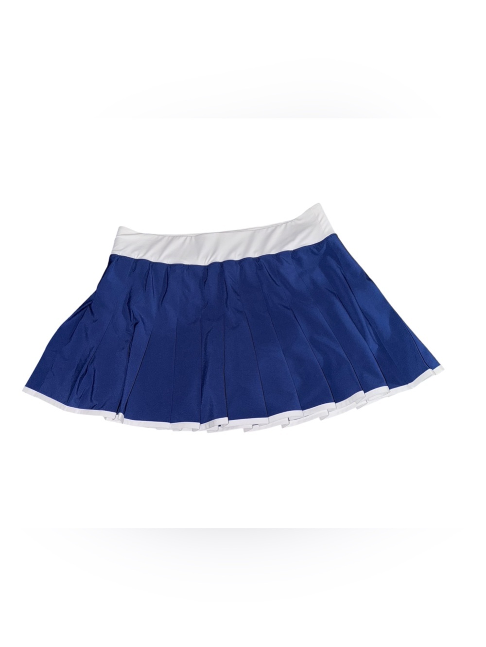 Prince Blue & White Pleated Tennis Skirt – Athletic Skort – Size Large